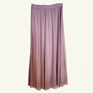 Elegant Lavender Maxi Skirt